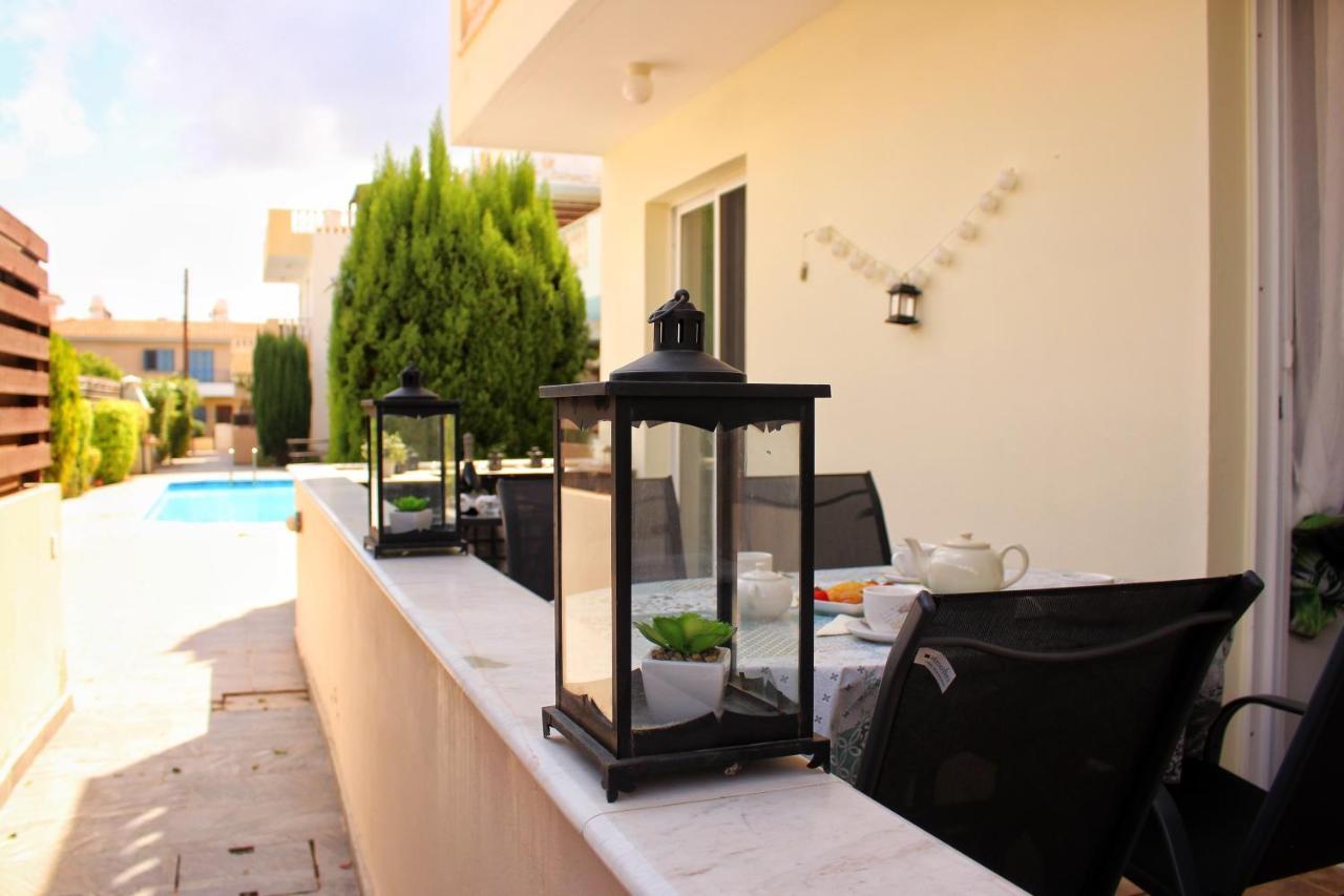 Paphos Cozy Poolside Apartment מראה חיצוני תמונה